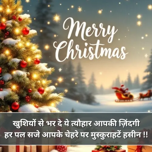 Merry Christmas Shayari